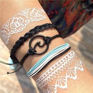 String Bracelets for Teen Girls Women Waterproof Boho Rope Bracelets